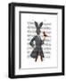 Rabbit and Bird-Fab Funky-Framed Art Print