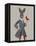 Rabbit and Bird-Fab Funky-Framed Stretched Canvas