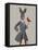 Rabbit and Bird-Fab Funky-Framed Stretched Canvas