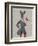 Rabbit and Bird-Fab Funky-Framed Art Print