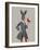 Rabbit and Bird-Fab Funky-Framed Art Print