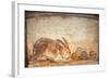 Rabbit and Figs, from the House of Stags, Herculaneum-null-Framed Giclee Print