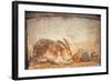 Rabbit and Figs, from the House of Stags, Herculaneum-null-Framed Giclee Print