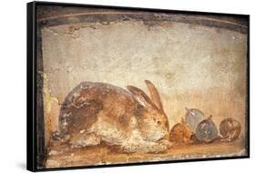 Rabbit and Figs, from the House of Stags, Herculaneum-null-Framed Stretched Canvas