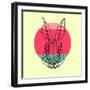 Rabbit and Sunset-Lisa Kroll-Framed Art Print