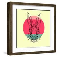 Rabbit and Sunset-Lisa Kroll-Framed Art Print