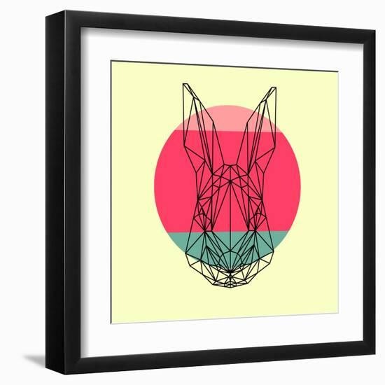 Rabbit and Sunset-Lisa Kroll-Framed Art Print