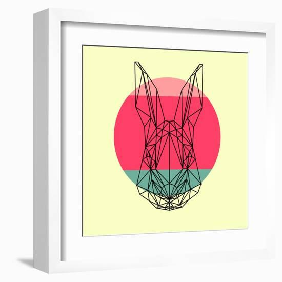 Rabbit and Sunset-Lisa Kroll-Framed Art Print