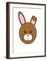 Rabbit - Animaru Cartoon Animal Print-Animaru-Framed Giclee Print