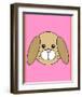 Rabbit - Animaru Cartoon Animal Print-Animaru-Framed Art Print