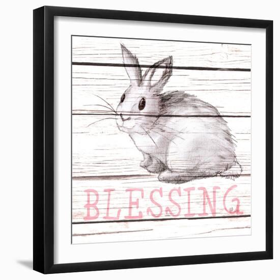 Rabbit Blessing-Andi Metz-Framed Art Print