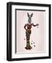 Rabbit Butterfly Dress-Fab Funky-Framed Art Print