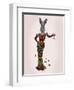 Rabbit Butterfly Dress-Fab Funky-Framed Art Print