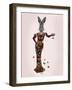 Rabbit Butterfly Dress-Fab Funky-Framed Art Print