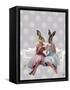 Rabbit Chat-Fab Funky-Framed Stretched Canvas