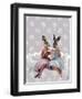 Rabbit Chat-Fab Funky-Framed Art Print