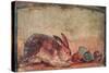 Rabbit Easting Figs, C. 45-79-null-Stretched Canvas