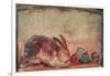Rabbit Easting Figs, C. 45-79-null-Framed Art Print
