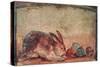 Rabbit Easting Figs, C. 45-79-null-Stretched Canvas