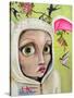 Rabbit Girl-Coco Electra-Stretched Canvas