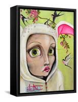 Rabbit Girl-Coco Electra-Framed Stretched Canvas