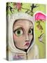 Rabbit Girl-Coco Electra-Stretched Canvas