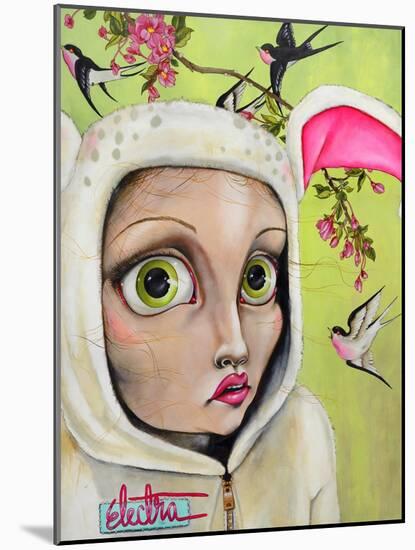 Rabbit Girl-Coco Electra-Mounted Art Print