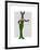 Rabbit Green Dress-Fab Funky-Framed Art Print