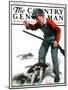"Rabbit Hunting," Country Gentleman Cover, February 2, 1924-J.F. Kernan-Mounted Premium Giclee Print