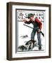 "Rabbit Hunting," Country Gentleman Cover, February 2, 1924-J.F. Kernan-Framed Giclee Print