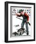 "Rabbit Hunting," Country Gentleman Cover, February 2, 1924-J.F. Kernan-Framed Giclee Print