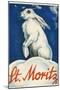 Rabbit in Snow, St. Moritz-null-Mounted Art Print