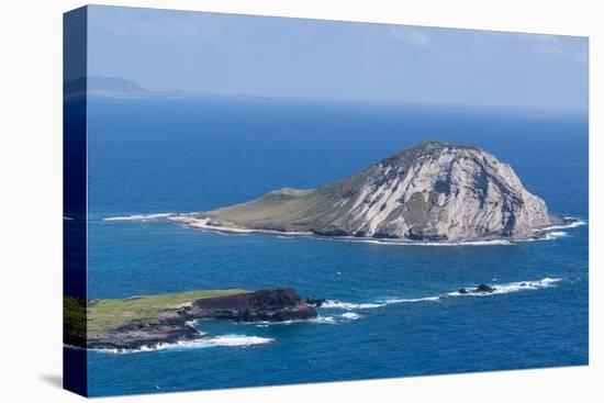 Rabbit Island, Waimanalo Bay, Windward Coast, Oahu, Hawaii, United States of America, Pacific-Michael DeFreitas-Stretched Canvas