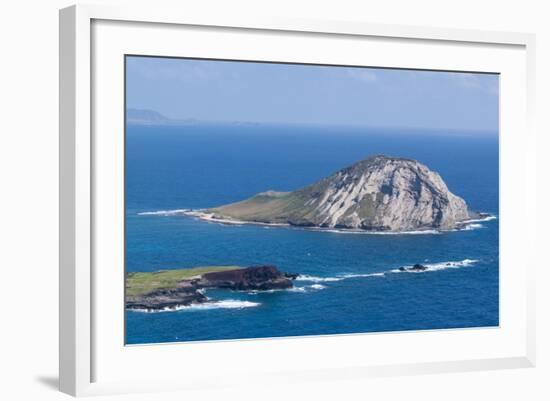 Rabbit Island, Waimanalo Bay, Windward Coast, Oahu, Hawaii, United States of America, Pacific-Michael DeFreitas-Framed Photographic Print