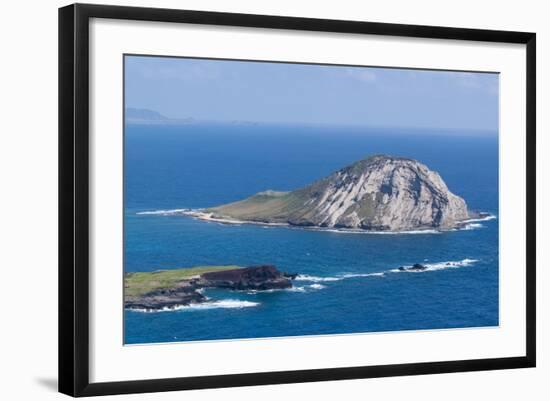 Rabbit Island, Waimanalo Bay, Windward Coast, Oahu, Hawaii, United States of America, Pacific-Michael DeFreitas-Framed Photographic Print