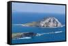 Rabbit Island, Waimanalo Bay, Windward Coast, Oahu, Hawaii, United States of America, Pacific-Michael DeFreitas-Framed Stretched Canvas