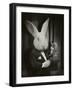 Rabbit Magician BW-J Hovenstine Studios-Framed Giclee Print