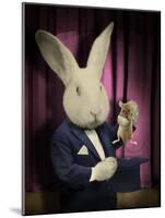 Rabbit Magician-J Hovenstine Studios-Mounted Giclee Print
