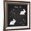 Rabbit Meat Cuts Scheme - Chalkboard-ONiONAstudio-Framed Art Print