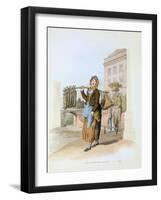 Rabbit Seller, 1808-William Henry Pyne-Framed Giclee Print