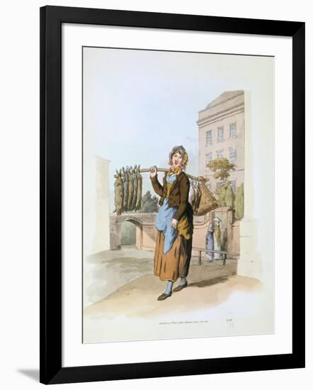 Rabbit Seller, 1808-William Henry Pyne-Framed Giclee Print