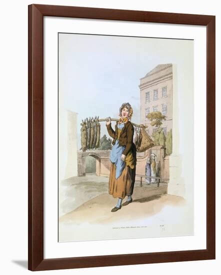 Rabbit Seller, 1808-William Henry Pyne-Framed Giclee Print