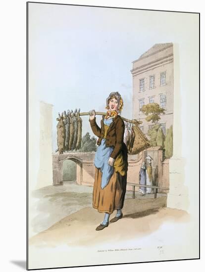 Rabbit Seller, 1808-William Henry Pyne-Mounted Giclee Print