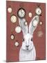 Rabbit Time-Fab Funky-Mounted Art Print