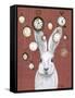 Rabbit Time-Fab Funky-Framed Stretched Canvas