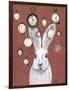 Rabbit Time-Fab Funky-Framed Art Print