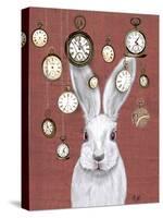 Rabbit Time-Fab Funky-Stretched Canvas