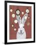 Rabbit Time-Fab Funky-Framed Art Print