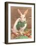 Rabbit with Vegetables-null-Framed Art Print