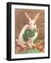 Rabbit with Vegetables-null-Framed Art Print